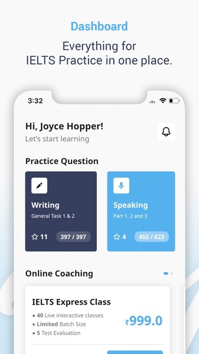 Emulate iPhone app IELTS Tutorials Exam Practice using MyAndroid