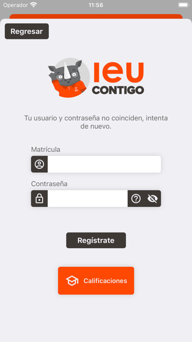 Emulate iPhone app IEU Contigo using MyAndroid
