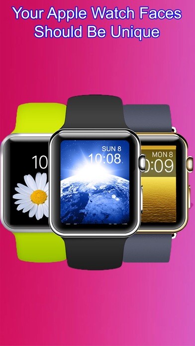 Emulate iPhone app iFace for Apple Watch - Custom your watch background wallpaper using MyAndroid