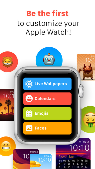 Emulate iPhone app iFaces - Custom Themes and Faces for Apple Watch using MyAndroid