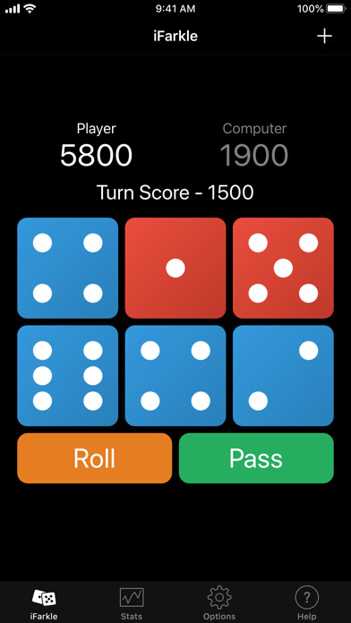 Emulate iPhone app iFarkle using MyAndroid