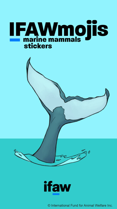 Emulate iPhone app IFAWmojis Marine Mammals using MyAndroid Emulate iPhone app IFAWmojis Marine Mammals using MyAndroid