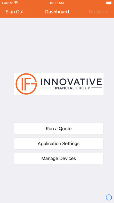 Emulate iPhone app IFG Quoter using MyAndroid Emulate iPhone app IFG Quoter using MyAndroid