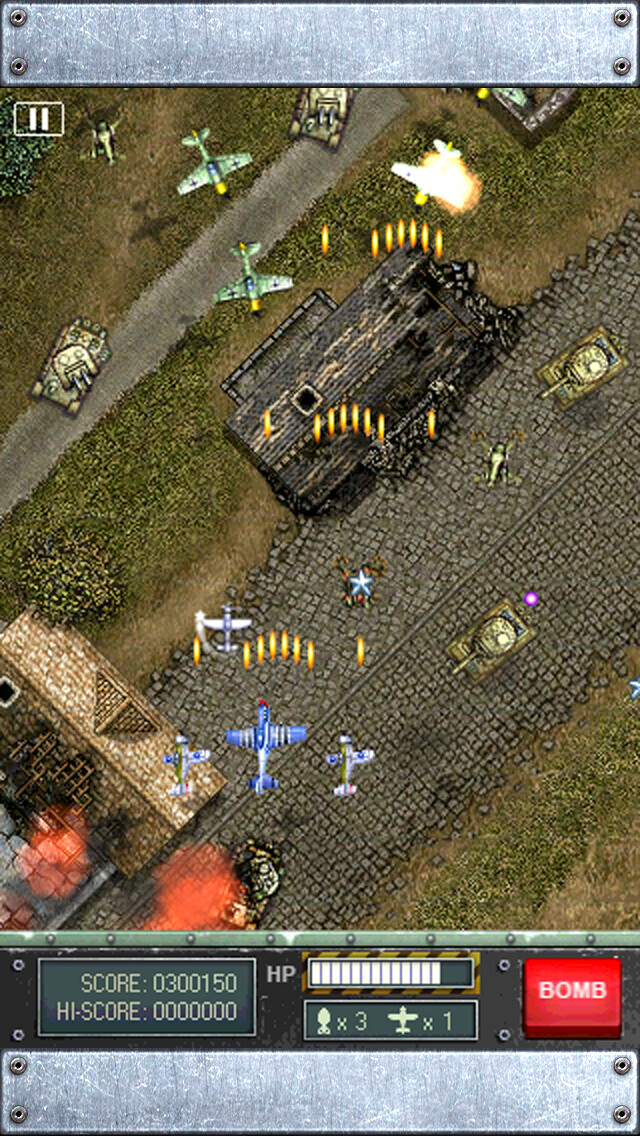 Emulate iPhone app iFighter 1945 using MyAndroid