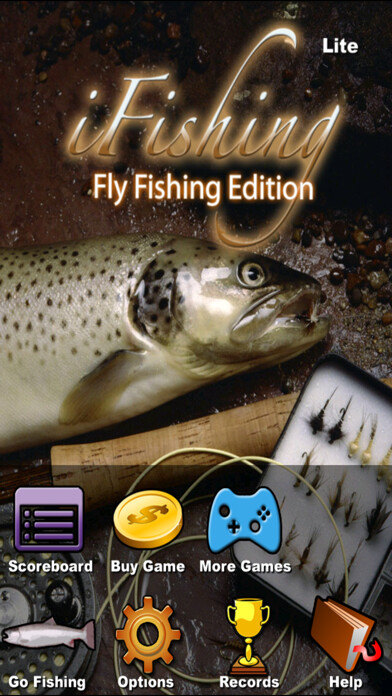 Emulate iPhone app i Fishing Fly Fishing Lite using MyAndroid