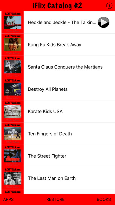 Emulate iPhone app iFlix Classic Movies #2 using MyAndroid Emulate iPhone app iFlix Classic Movies #2 using MyAndroid