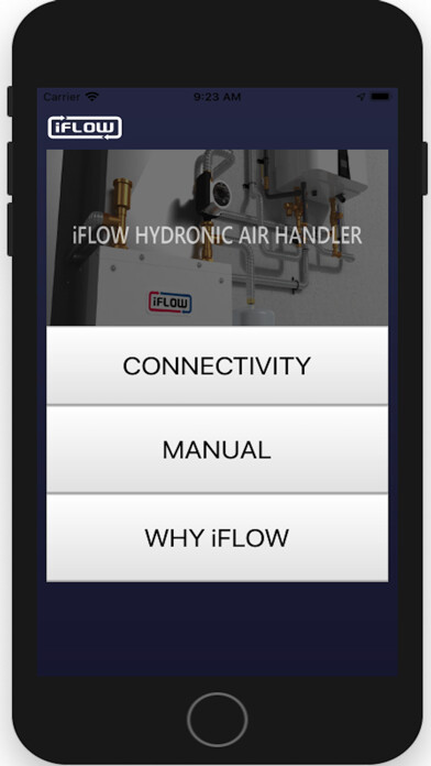 Emulate iPhone app iFLOW HVAC using MyAndroid