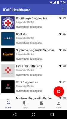 Emulate Android APK IFnIF Healthcare