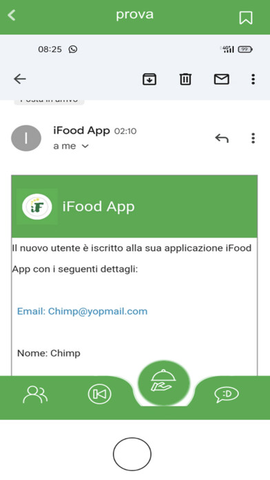 Emulate iPhone app iFood App using MyAndroid