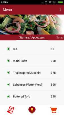 Emulate Android APK iFoodie Universal e-menus Emulate Android APK iFoodie Universal e-menus