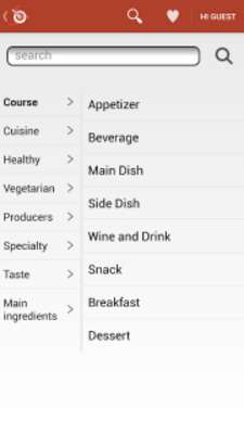 Emulate Android APK ifood.tv recipe videos