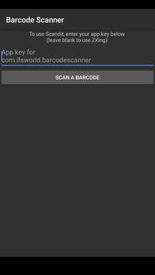 Emulate Android APK IFS Barcode Scanner Emulate Android APK IFS Barcode Scanner