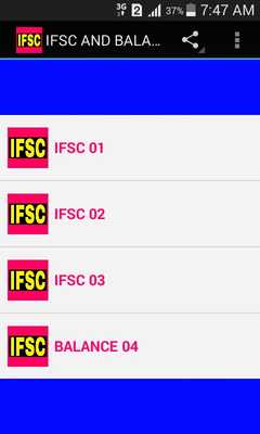Emulate Android APK IFSC AND BALANCE ENQUIRY Emulate Android APK IFSC AND BALANCE ENQUIRY