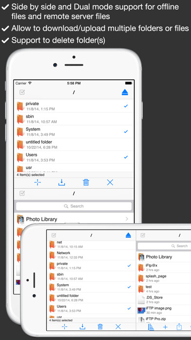 Emulate iPhone app iFTP Pro - The File Transfer, Manager and Editor using MyAndroid Emulate iPhone app iFTP Pro - The File Transfer, Manager and Editor using MyAndroid