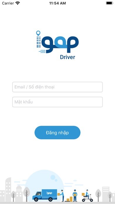Emulate iPhone app iGAP DRIVER using MyAndroid