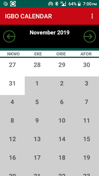 Run android online APK IGBO CALENDAR from MyAndroid or emulate IGBO CALENDAR using MyAndroid Run android online APK IGBO CALENDAR from MyAndroid or emulate IGBO CALENDAR using MyAndroid