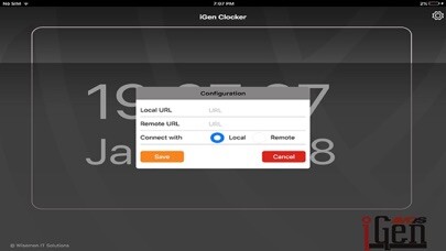 Emulate iPhone app iGen Clocker using MyAndroid