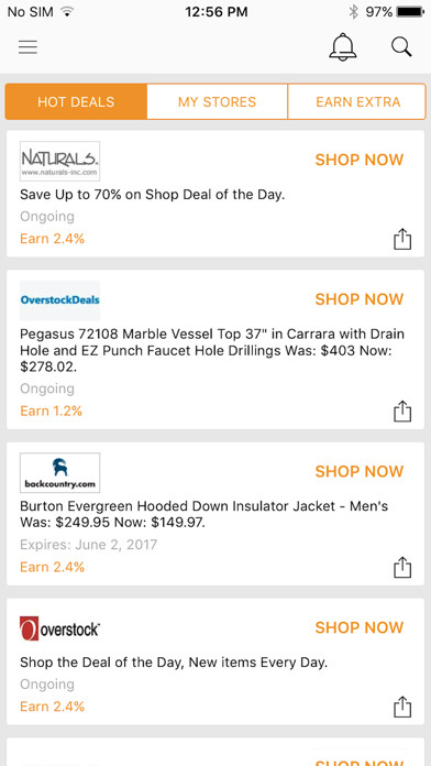 Emulate iPhone app iGive.com using MyAndroid