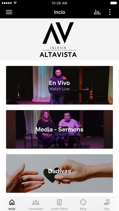Emulate iPhone app Iglesia Alta Vista using MyAndroid Emulate iPhone app Iglesia Alta Vista using MyAndroid