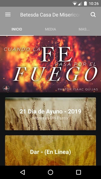 Emulate iPhone app Iglesia Betesda using MyAndroid Emulate iPhone app Iglesia Betesda using MyAndroid