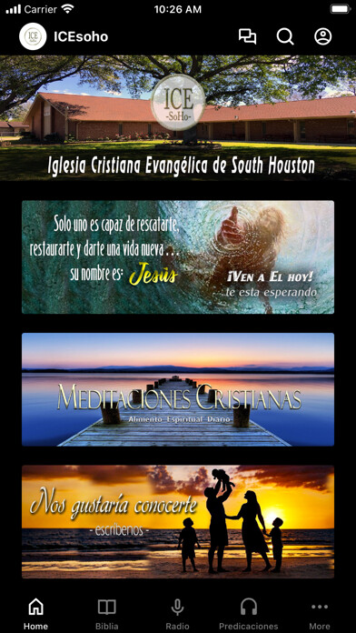 Emulate iPhone app Iglesia Cristiana SoHo using MyAndroid Emulate iPhone app Iglesia Cristiana SoHo using MyAndroid