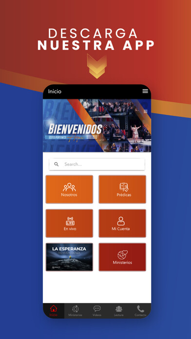 Emulate iPhone app Iglesia De Dios Comunitaria using MyAndroid