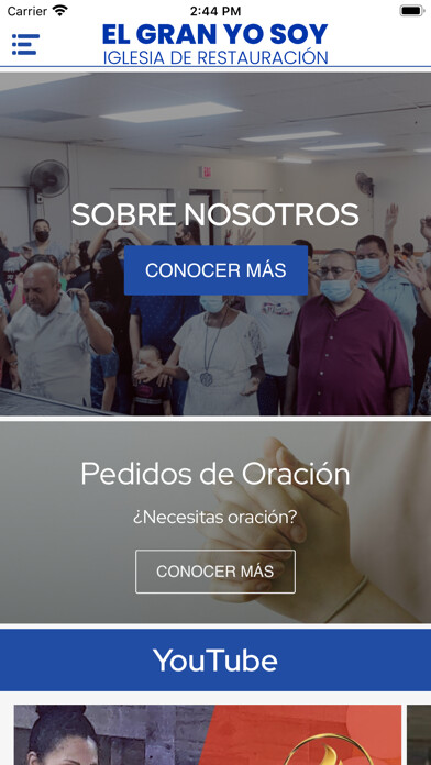 Emulate iPhone app IGLESIA EL GRAN YO SOY using MyAndroid Emulate iPhone app IGLESIA EL GRAN YO SOY using MyAndroid