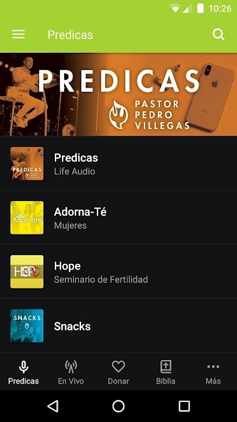 Emulate iPhone app Iglesia Full Life using MyAndroid Emulate iPhone app Iglesia Full Life using MyAndroid