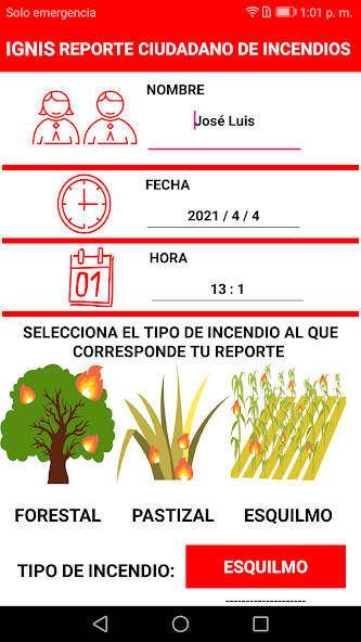 Run android online APK IGNIS Reporte ciudadano de incendios from MyAndroid or emulate IGNIS Reporte ciudadano de incendios using MyAndroid