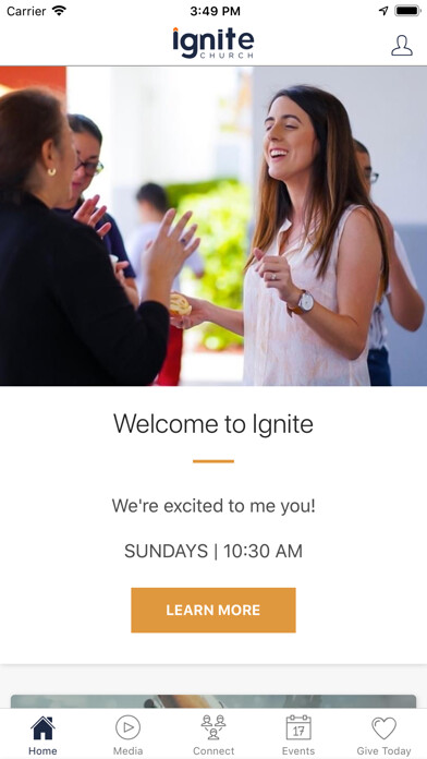 Emulate iPhone app Ignite Church Miami using MyAndroid Emulate iPhone app Ignite Church Miami using MyAndroid