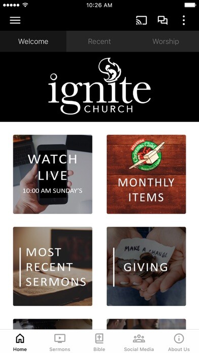 Emulate iPhone app Ignite Church Stl using MyAndroid Emulate iPhone app Ignite Church Stl using MyAndroid