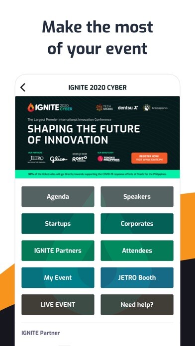 Emulate iPhone app Ignite Innovation Conference using MyAndroid