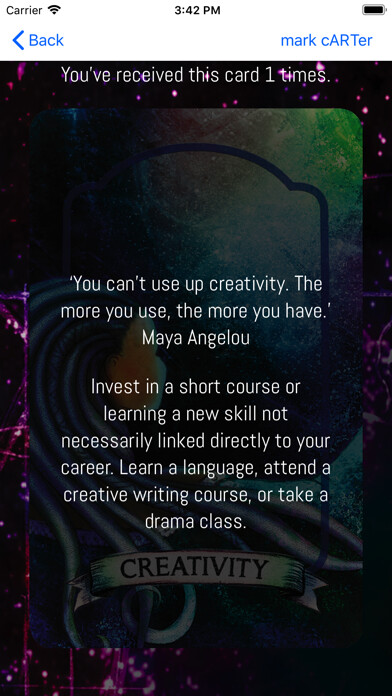 Emulate iPhone app Ignite Your Potential using MyAndroid