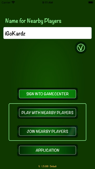 Emulate iPhone app iGoKardz using MyAndroid