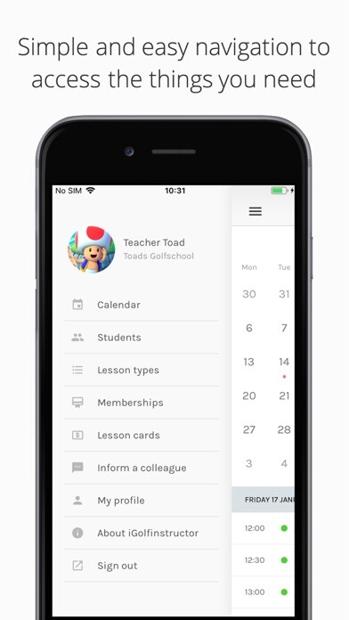 Emulate iPhone app iGolfinstructor using MyAndroid