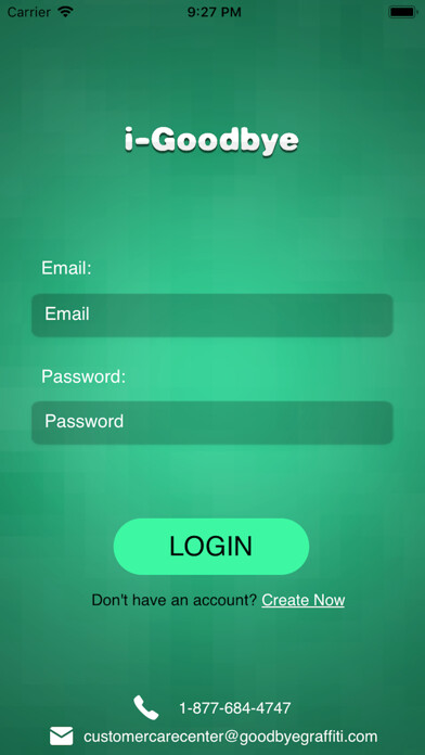 Emulate iPhone app i-Goodbye using MyAndroid