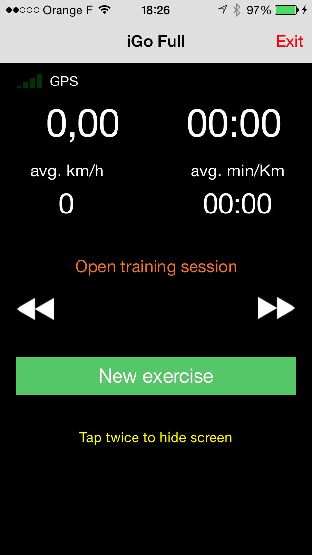 Emulate iPhone app iGo personal coach using MyAndroid