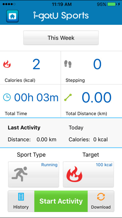 Emulate iPhone app i-gotU Sports using MyAndroid