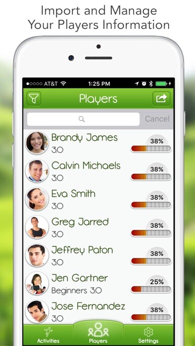 Emulate iPhone app iGrade for Tennis Coach using MyAndroid