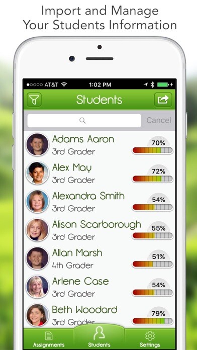 Emulate iPhone app iGrade (Gradebook for Teacher, Student and Parent) using MyAndroid