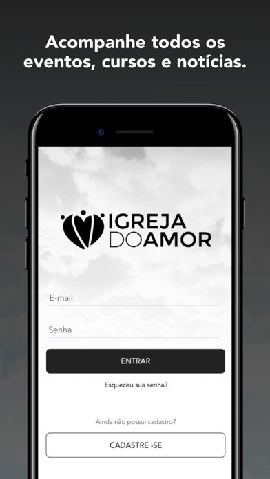 Emulate iPhone app Igreja do Amor using MyAndroid
