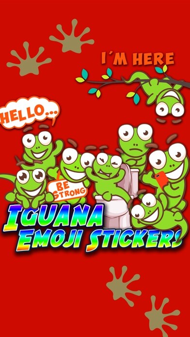 Emulate iPhone app Iguana Emoji Stickers using MyAndroid Emulate iPhone app Iguana Emoji Stickers using MyAndroid