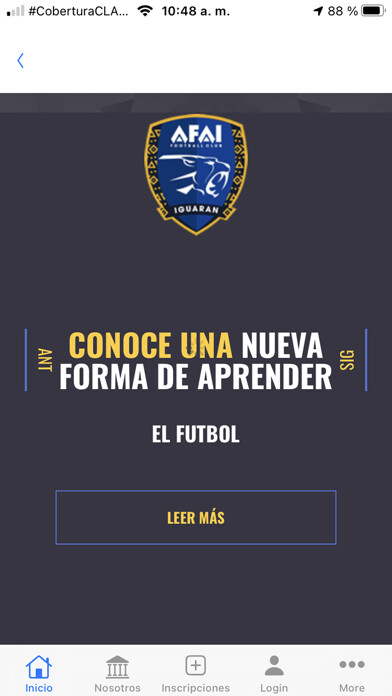 Emulate iPhone app Iguaran F.C. using MyAndroid Emulate iPhone app Iguaran F.C. using MyAndroid