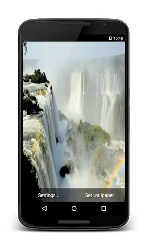Emulate Android APK Iguazu Falls Live Wallpaper