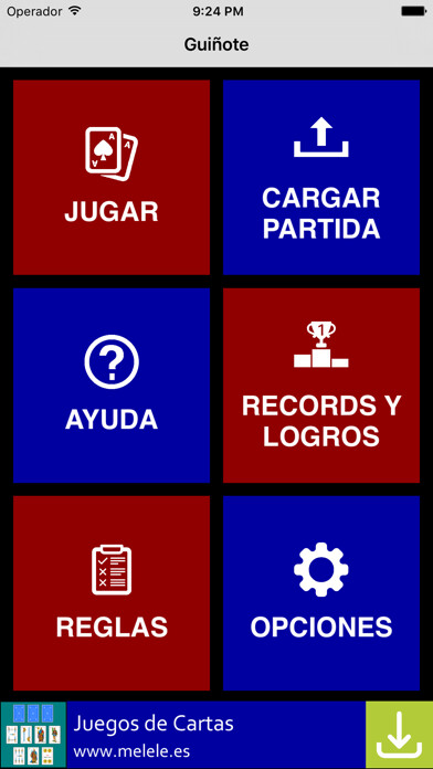 Emulate iPhone app iGuiñote using MyAndroid