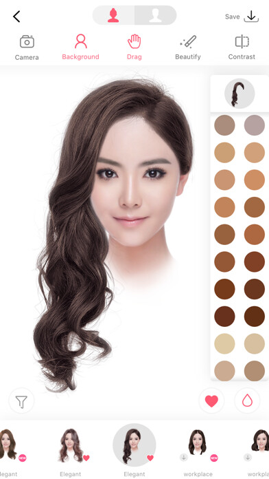 Emulate iPhone app i Hairstyle-hair color changer using MyAndroid Emulate iPhone app i Hairstyle-hair color changer using MyAndroid