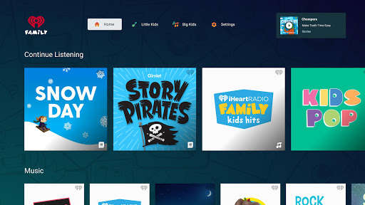 Run android online APK iHeartRadio Family for Google TV from MyAndroid or emulate iHeartRadio Family for Google TV using MyAndroid