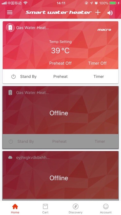 Emulate iPhone app iHeater-Smart Series Appliance using MyAndroid