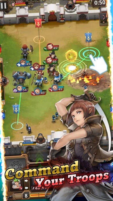 Emulate iPhone app iHero Battle：Rogue Arena Game using MyAndroid