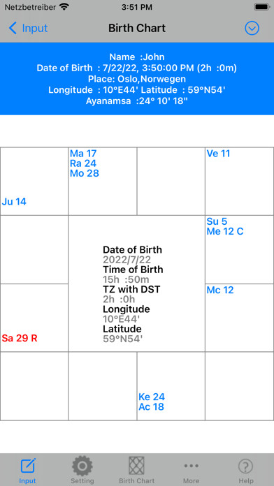 Emulate iPhone app iHoroscope Vedic using MyAndroid Emulate iPhone app iHoroscope Vedic using MyAndroid